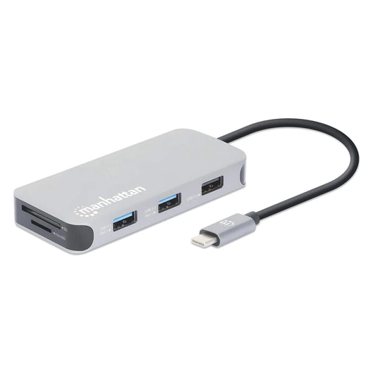 130615 Docking Station para conexión USB-C 8 en 1, Con entrega de energía de hasta 100w.