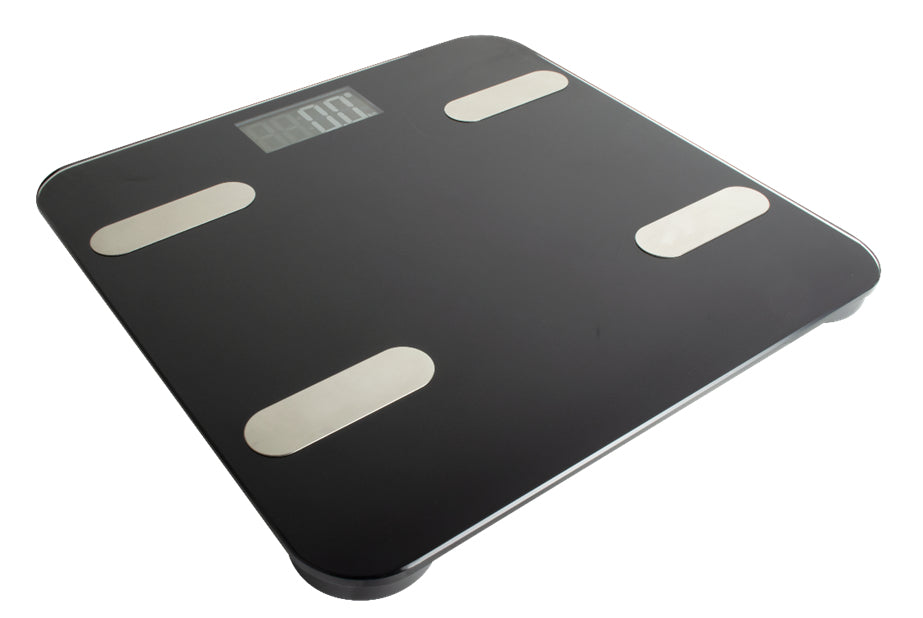 Báscula inteligente BT PC-270096 Registra y grafica tus datos: Peso, IMC, grasa corporal, agua corporal, músculo esquelético y TMB.