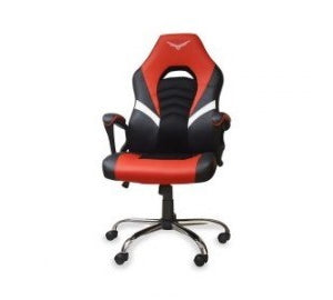 Silla Gamer Naceb Rojo Naceb Technology NA-0935R, Gamer, Rojo, Poliuretano + Nylon