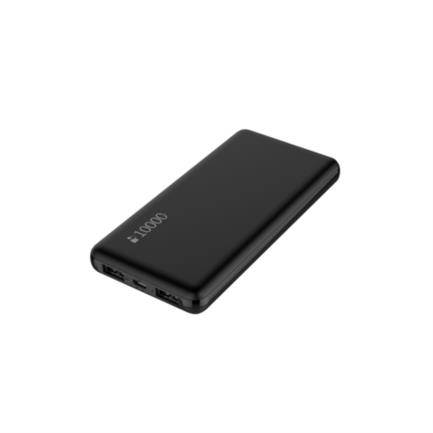 Power Bank Nextep NE-430N Ultra Ligera 10000 mAl 2 puertos Color Negro USB a Micro USB