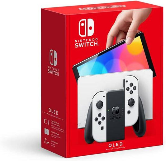 Nintendo Switch OLED Color Joycons Blanco. Version Internacional