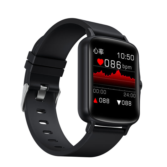 SMARTWATCH 1.44 TOUCH IP67 BT ANDROID/IOS NOTIFICACIONES LOCALIZADOR CALORIAS PODOMETRO OXIGENO PRESION ART. F CARDIACA 72H  NEGRO-NEGRO