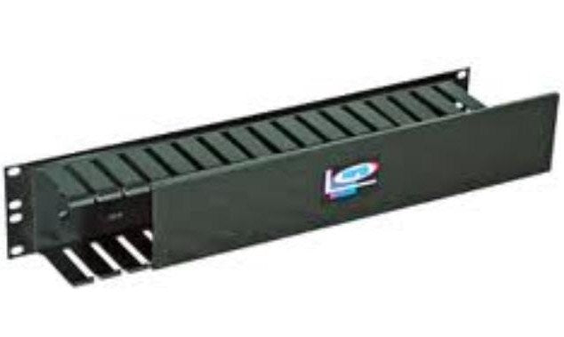 Organizador horizontal NORTH SYSTEM, Acero al carbón, Negro, 0,93 kg, 7,62cm