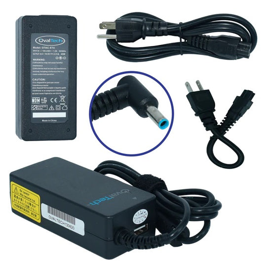 Cargador / Adaptador para Laptop OTAC-E74 OVALTECH de 45W 19.5V 2.31A (4.5*3.0)