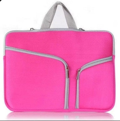 Funda, 15.4 Pulgadas, p/Laptop, Neopreno, Rosa, BROBOTIX 457896R