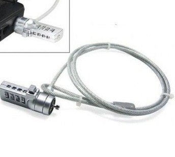 Candado de Combinación, K-Slot (Microsaver), P/Portátiles, Acero, BROBOTIX 128899