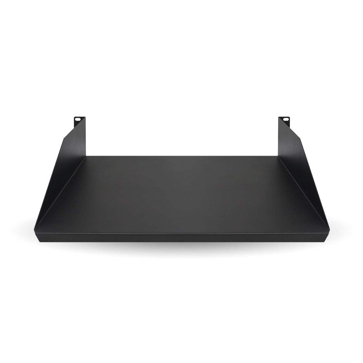 Charola Lisa para Rack 2U X 35 cms BROBOTIX 830733, Negro, Acero, 20 kg, 2U