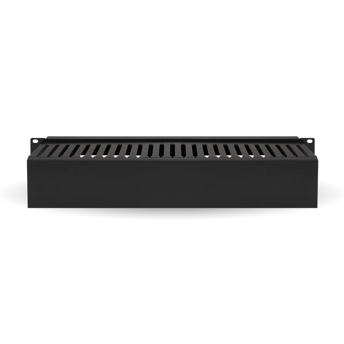 Organizador Metálico Horizontal de 2U BROBOTIX 830878, Negro, Acero, 2U
