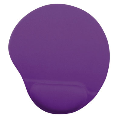 Mouse Pad, C/ Almohadilla Tipo Gel, MORADO, Antiderrapante, Monótono, 24.5*21.5*0.2 Cms, BROBOTIX  500074M