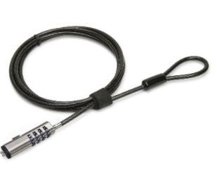 Candado de Combinación, NANO (NANOSAVER ), P/Portátiles, Acero, Negro, BROBOTIX 6000298