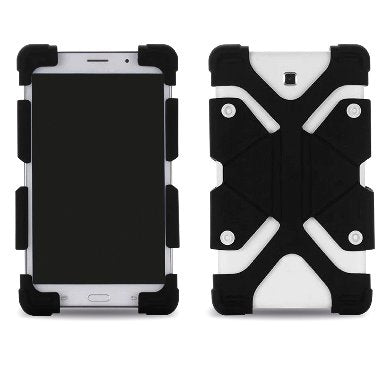 FUNDA PARA TABLETAS DE 8, 9 Y 12 PULGADAS DE SILICÓN,  NEGRO, 6006207 BROBOTIX