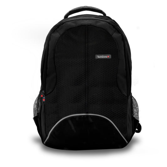 Backpack Eco Sport TechZone, de 15.6 pulgadas, múltiples compartimientos, costuras y asas reforzadas, garantía limitada de por vida.