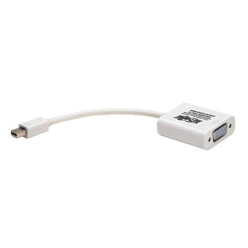 Adaptador convertidor TRIPP-LITE P137-06N-VGA, Color blanco, Mini DisplayPort, Macho/hembra