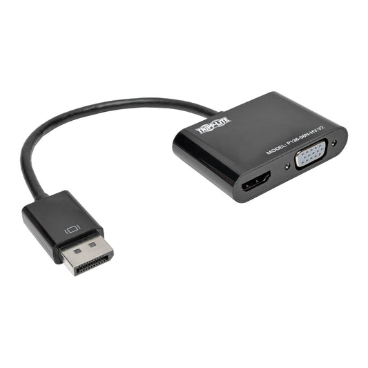 Adaptador DisplayPort  TRIPP-LITE  P136-06N-HV-V2, DisplayPort, VGA/HDM, Negro