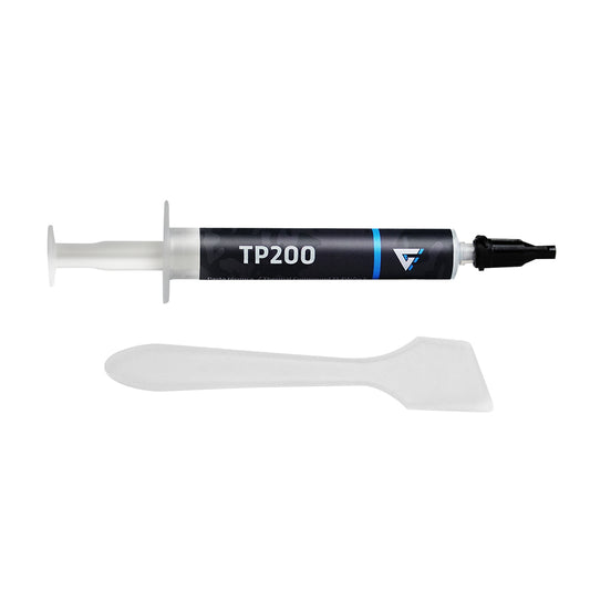 Pasta Térmica GAME FACTOR TP200, 4gr, 5.15W/M-k, Aplicador, Gris