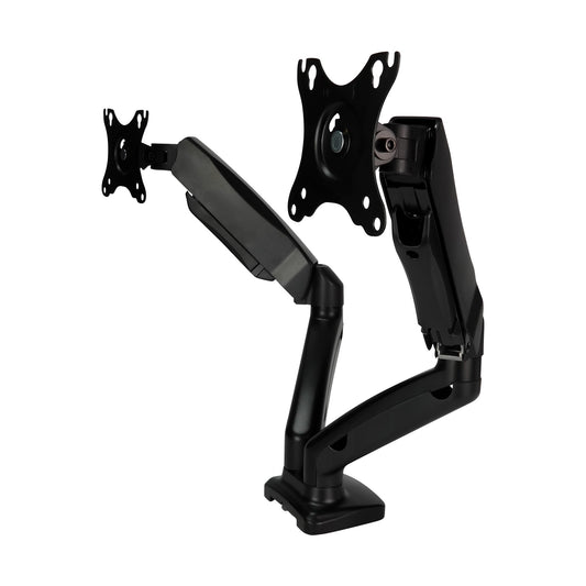 BRAZO/SOPORTE DUAL MECÁNICO MAG600 GAME FACTOR PARA MONITORES DE HASTA 27 PULGADAS Y 6,5 KGS, PISTONES DE GAS, VESA 75-100