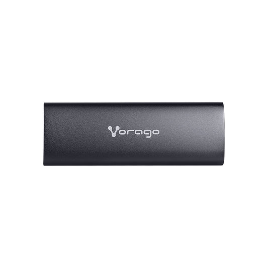 Enclosure. Vorago SDD-400. Carcasa M.2, SATA NVME, Soporta 2 TB, USB C y USB A 3.1.