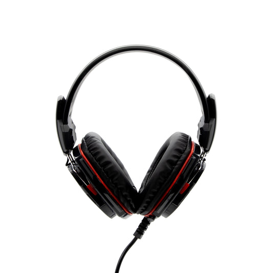 Diadema YEYIAN YH2000 Tempest LED, 3.5MM/PC/CONS/USB/ C/MIC Neg. C/Rojo