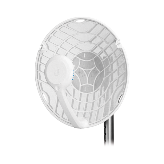 Radio de Backhaul de alta capacidad, tecnologÃ­a airFiber hasta 1 Gbps, 60 GHz con failover en 5 GHz, con antena integrada de 38 dBi y 11 dBi respectivamente