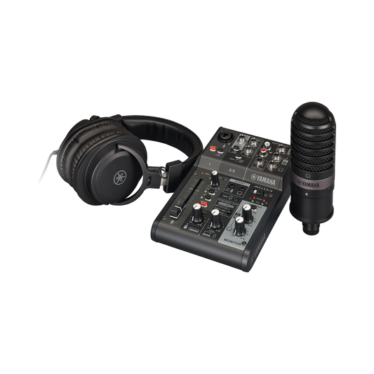 Paquete para live streaming | Mezclador de Streaming en Vivo de 3 canales |  MicrÃ³fono de Condensador con Calidad de Estudio | Auriculares con Calidad de Estudio