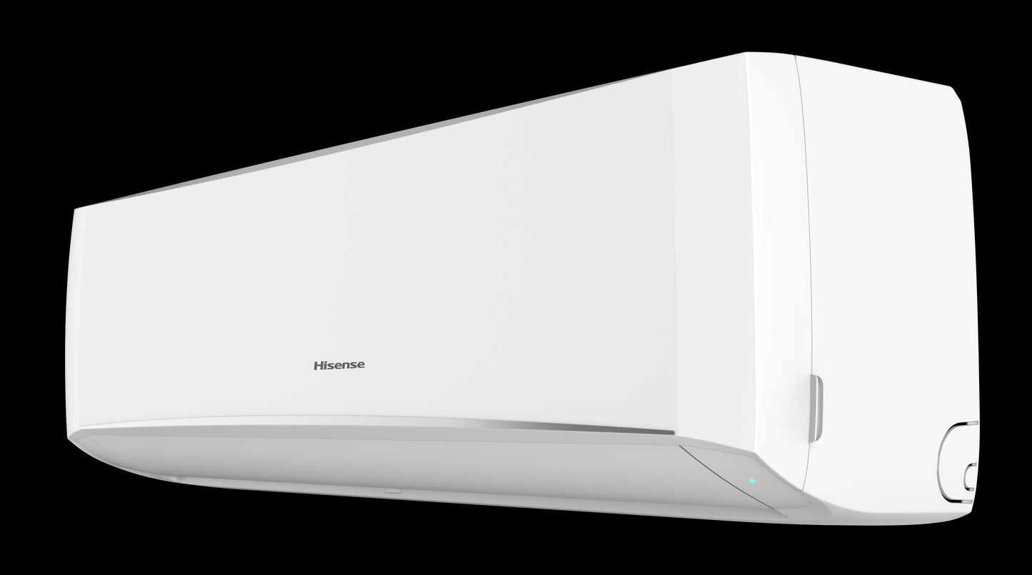 MINISPLIT HISENSE 1 Toneladas AU122CBW 230V INVERTER. Frio/Calor.