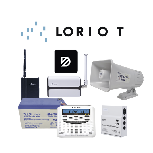 Kit Inicial Para Alarma Sismica De Largo Alcance Con Lorawan
