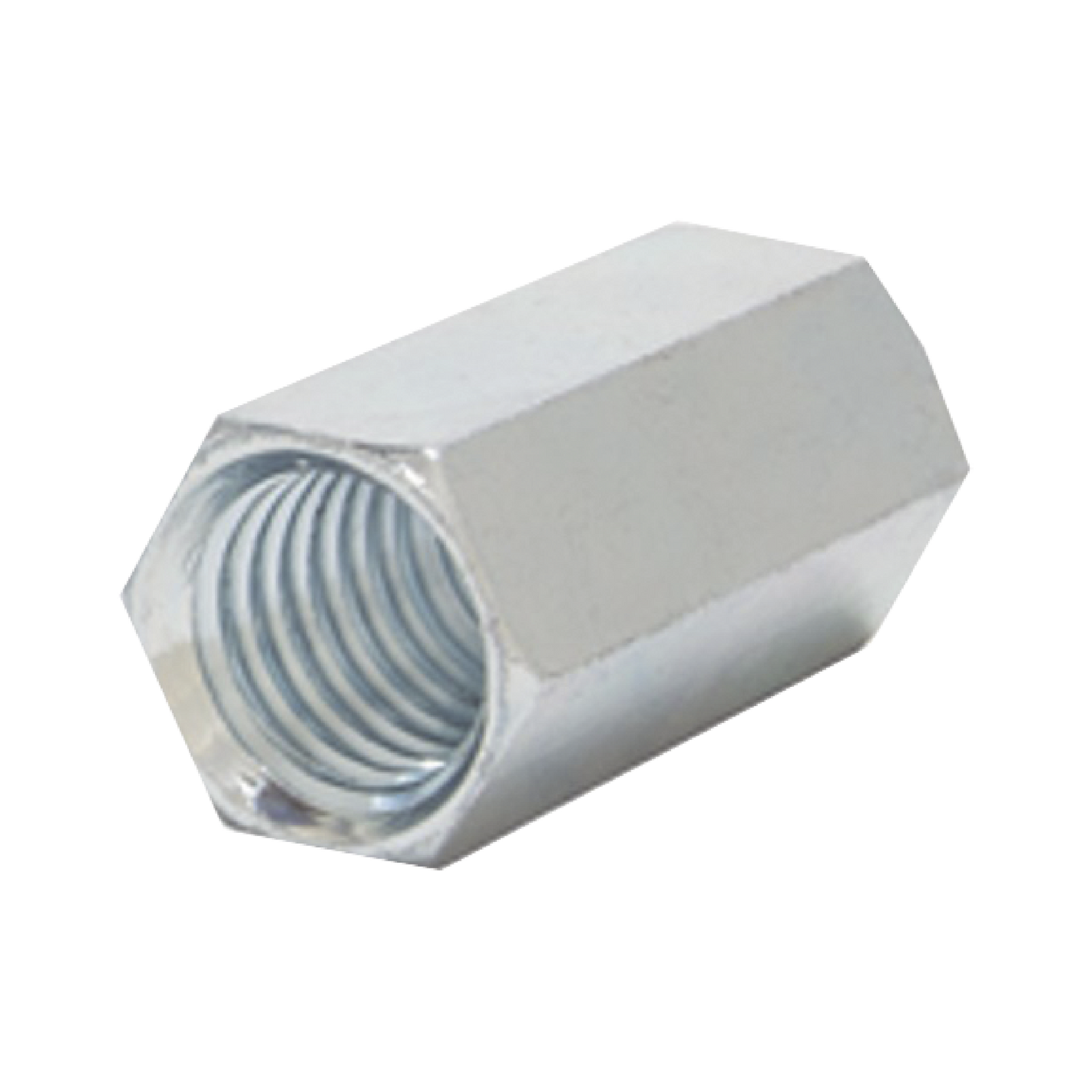 Cople hexagonal roscado cuerda mÃ¡quina galvanizado de 15.9 mm (5/8")