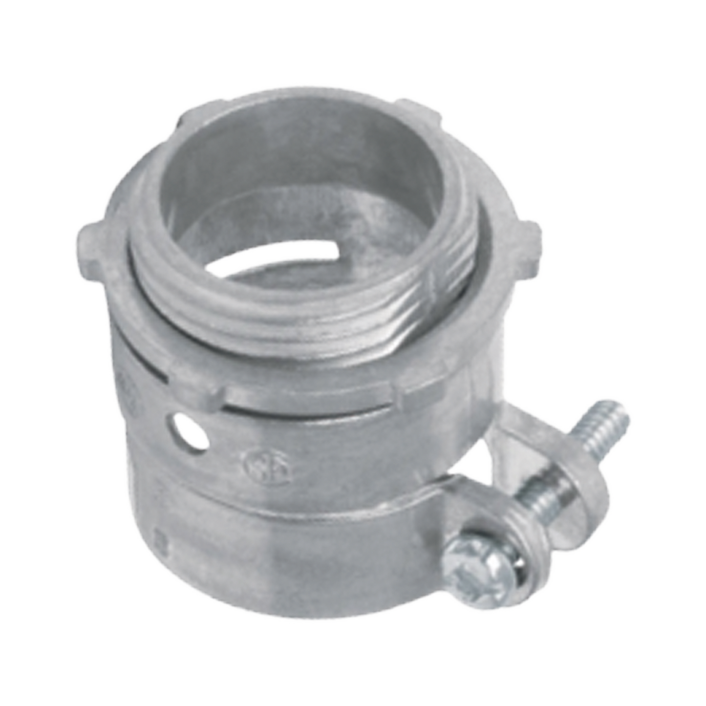 Conector recto para tubo flexible de 4" (102 mm).