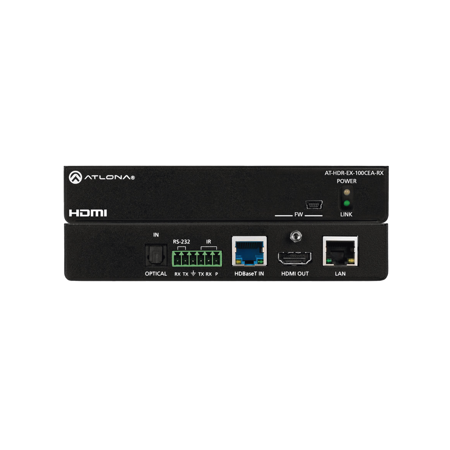 Receptor 4K HDR HDBaseT con control, Ethernet y alimentaciÃ³n remota