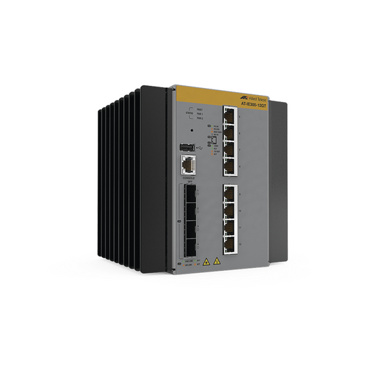 Switch Industrial Administrable Capa 3 de 8 Puertos 10/100/1000 Mbps + 4 Puertos SFP | ALLIED TELESIS