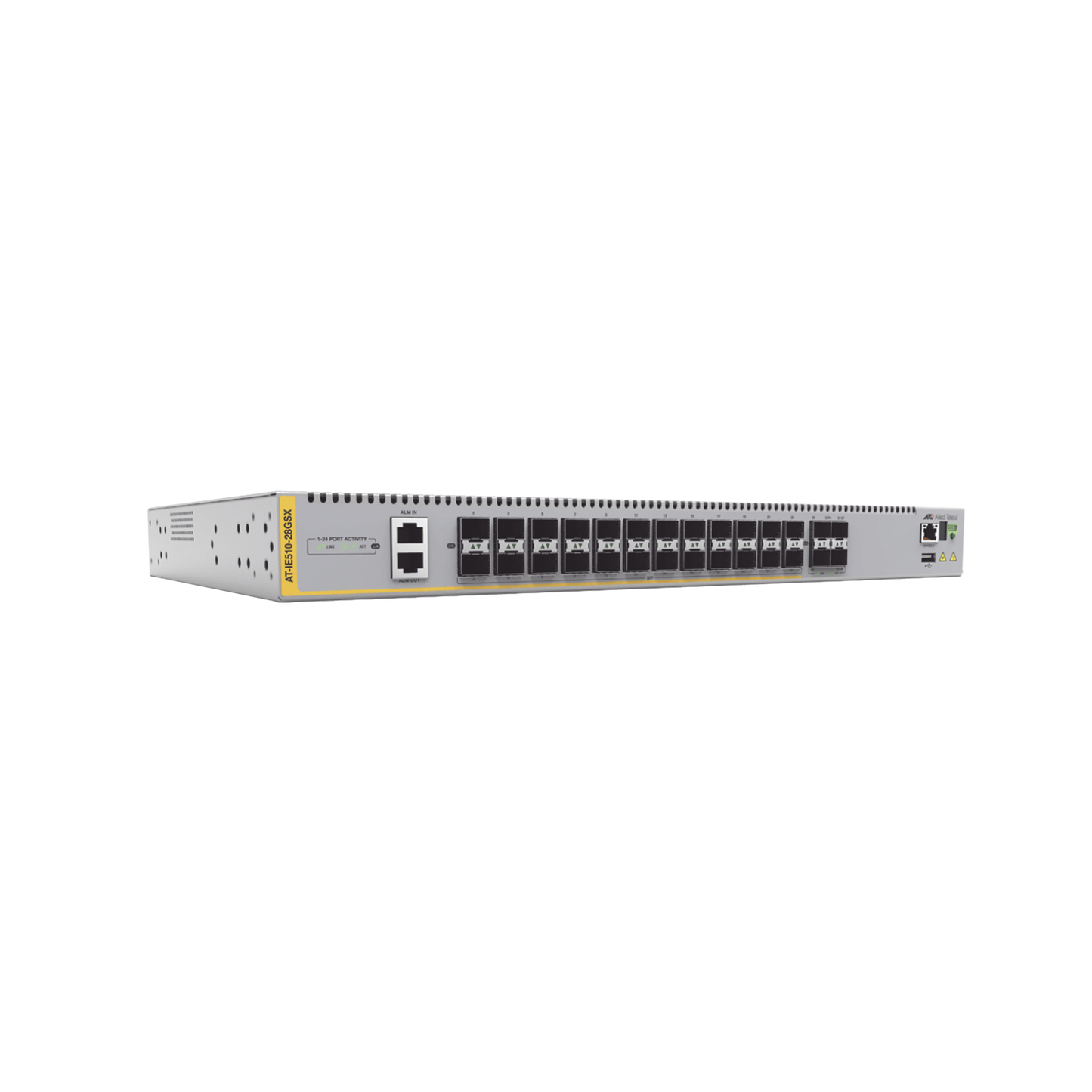 Switch Stackeable Industrial Admin Capa 3 D/24 Ptos 100/1000 Sfp + 4 Ptos 10G Sfp+