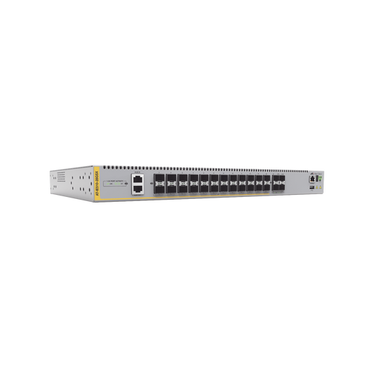 Switch Stackeable Industrial Admin Capa 3 D/24 Ptos 100/1000 Sfp + 4 Ptos 10G Sfp+ | ALLIED TELESIS