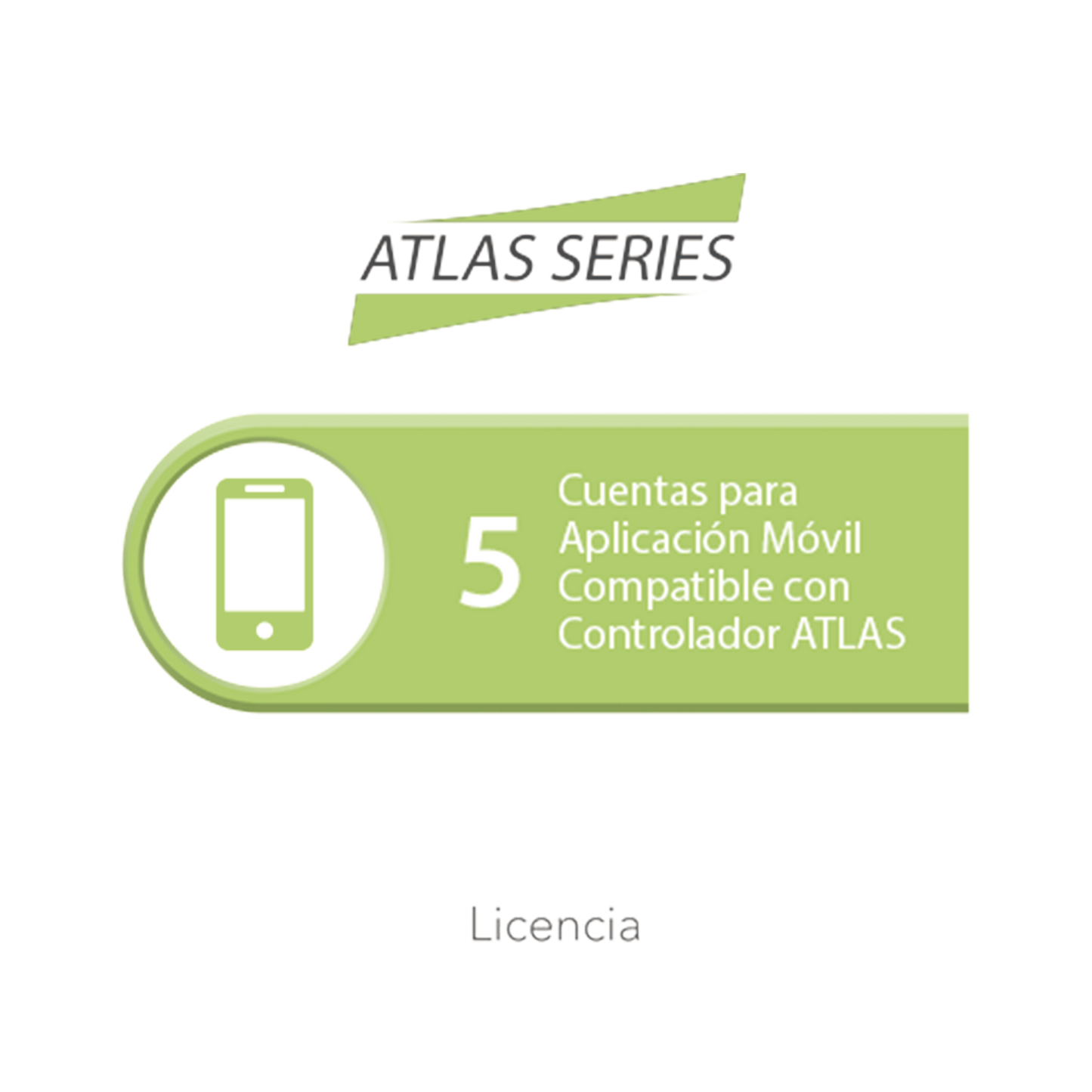 Licencia de 5 cuentas para aplicaciÃ³n MÃ³vil compatible con controlador ATLAS