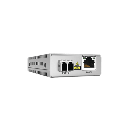 Convertidor de medios gigabit ethernet a fibra óptica, conector LC, multimodo (MMF), distancia de 220 hasta 500 m | ALLI