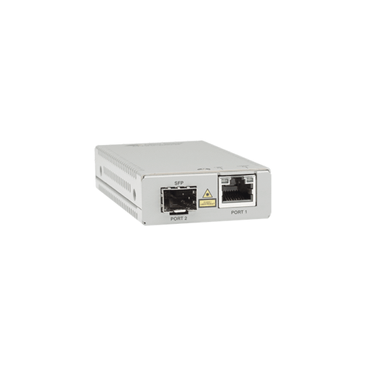 Convertidor de medios gigabit ethernet a fibra óptica con puerto SFP (la distancia y tipo de fibra óptica depende del tr
