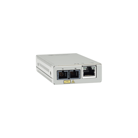 Convertidor de medios fast ethernet a fibra óptica, conector SC, monomodo (SMF), versión TAA (Trade Agreement Act) | ALL