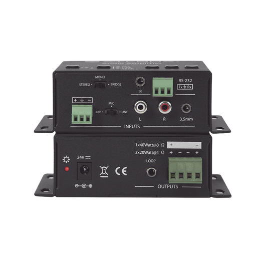 AMPLIFICADOR DE POTENCIA ESTÃ‰REO/MONO â€“ 40 WATTS