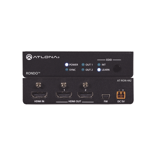 Amplificador de distribuciÃ³n HDMI de dos salidas / DistribuciÃ³n 4K HDR