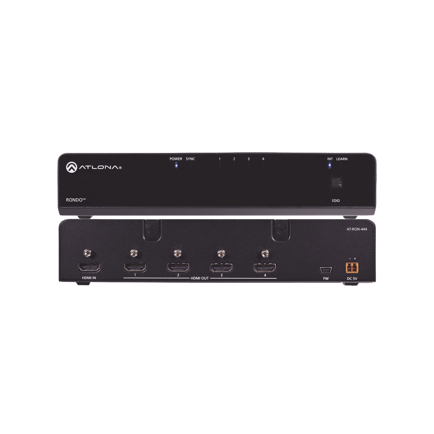 Amplificador de distribuciÃ³n HDMI de cuatro salidas