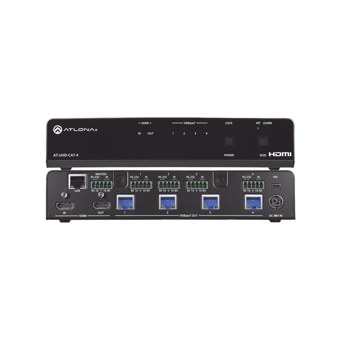 4K/UHD HDBASET HDMI 1 X 4 DISTRIBUTION AMPLIFIER