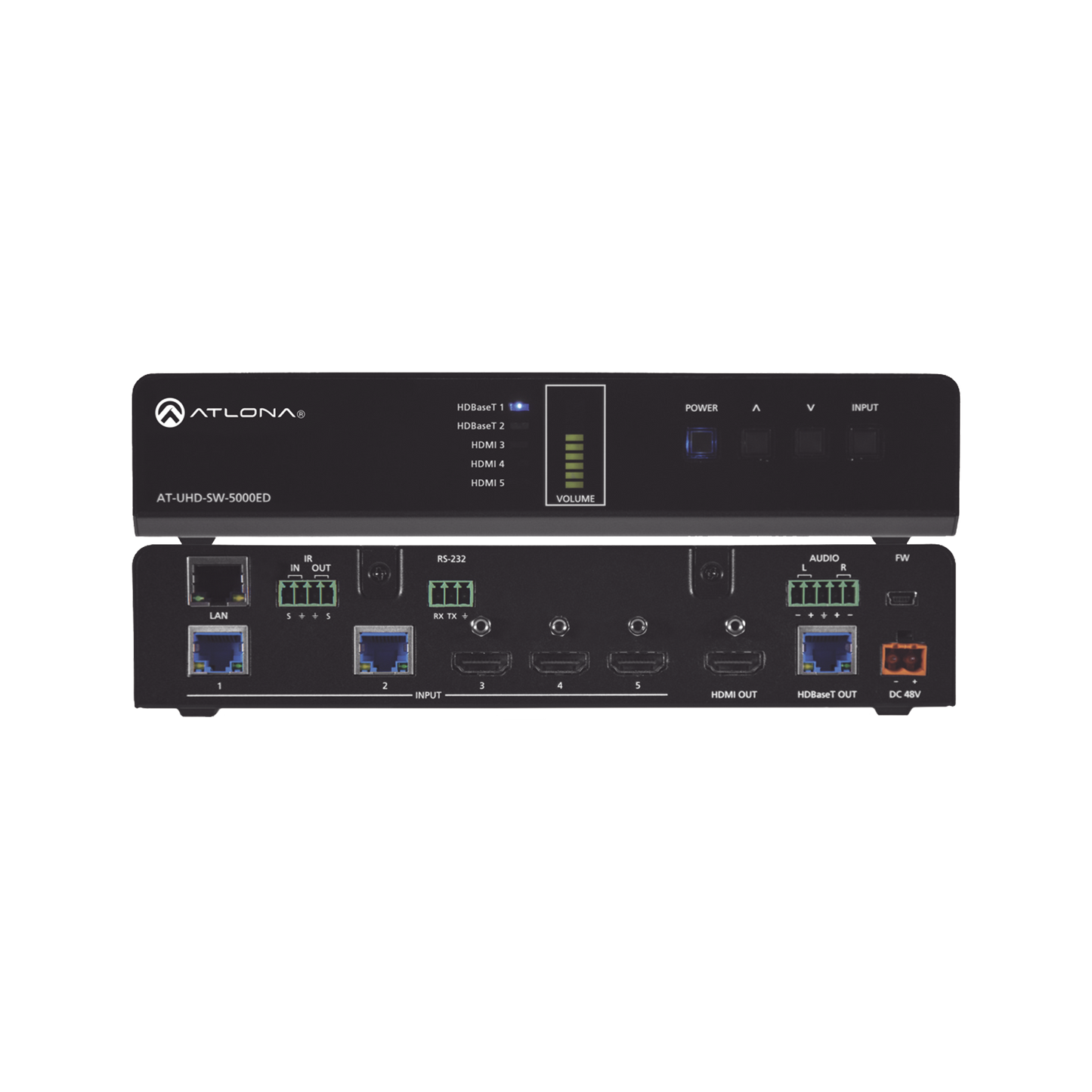 5 X 1 SWITCHER (2 HDBASET + 3 HDMI TO HDBASET/HDMI)