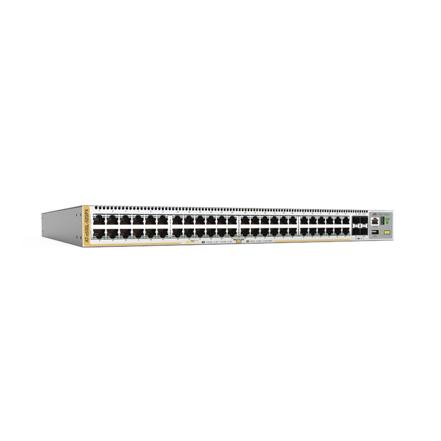 Switch L3 Stackable, 48x 10/100/1000-T PoE+, 4x SFP+, 740W, Fuente Redundante (TAA compliant version)