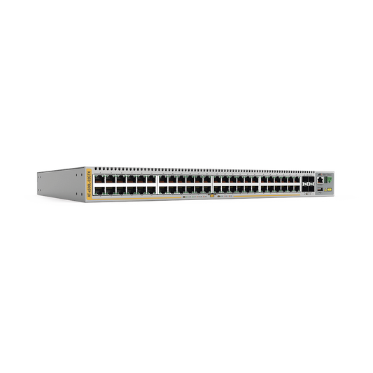 Switch L3 Stackable, 48x 10/100/1000-T, 4x SFP+, Fuente Redundante | ALLIED TELESIS
