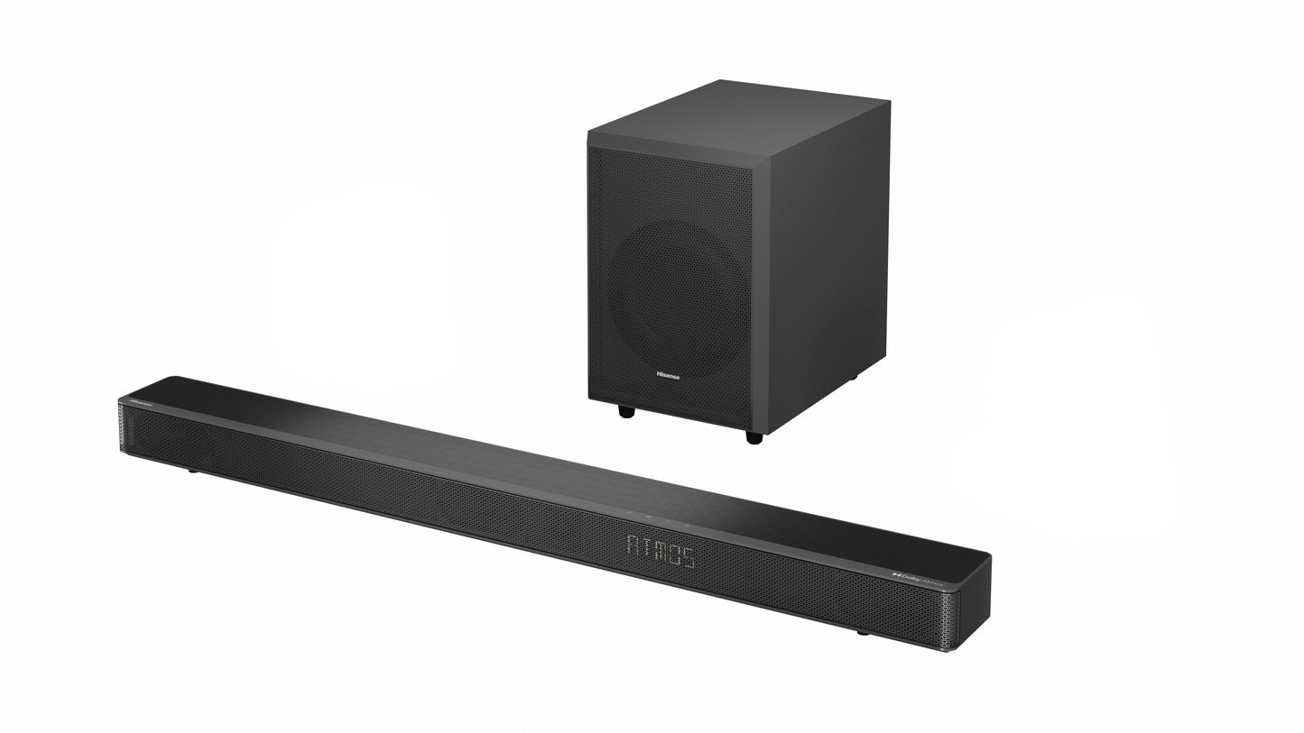 Barra de Sonido Hisense AX3120G, Subwoofer Inalámbrico Channels 3.1.2