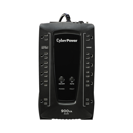 UPS de 900 VA/480 W, TopologÃ­a LÃ­nea Interactiva, Entrada 120 Vca NEMA 5-15P, Tipo Gabinete Compacto, Con 12 Tomas NEMA 5-15R