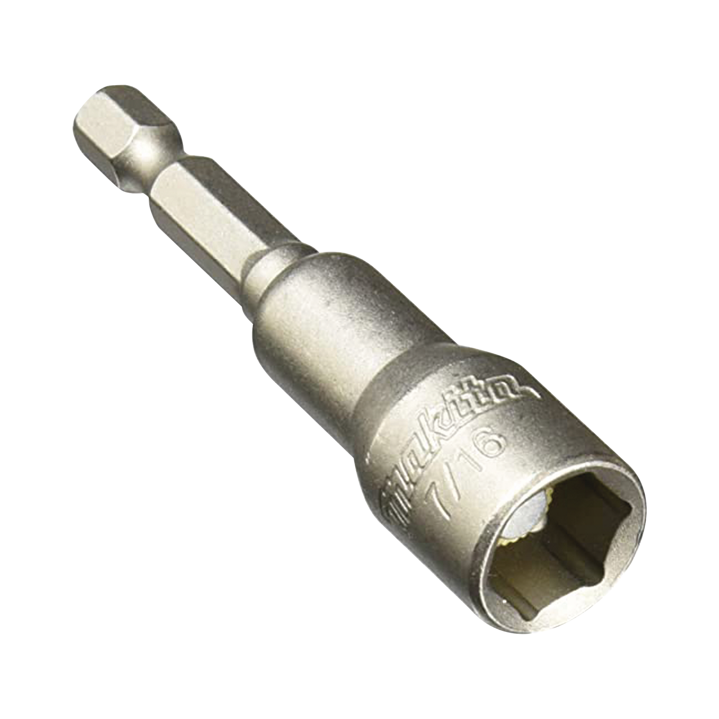 Punta magnÃ©tica (guia buscadora ) de 7/16", longitud de 2-9/16" zanco hexagonal. .