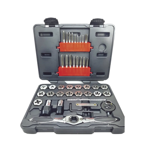 Juego para Roscado MÃ©trico, Tarrajas y Machuelos 75 piezas