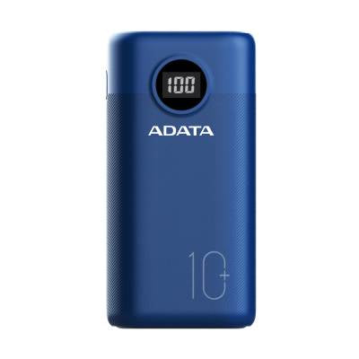 Power Bank ADATA AP10000QCD-DGT-CDB, Azul, Universal, 10000 mAh, 12 V, Ión de litio