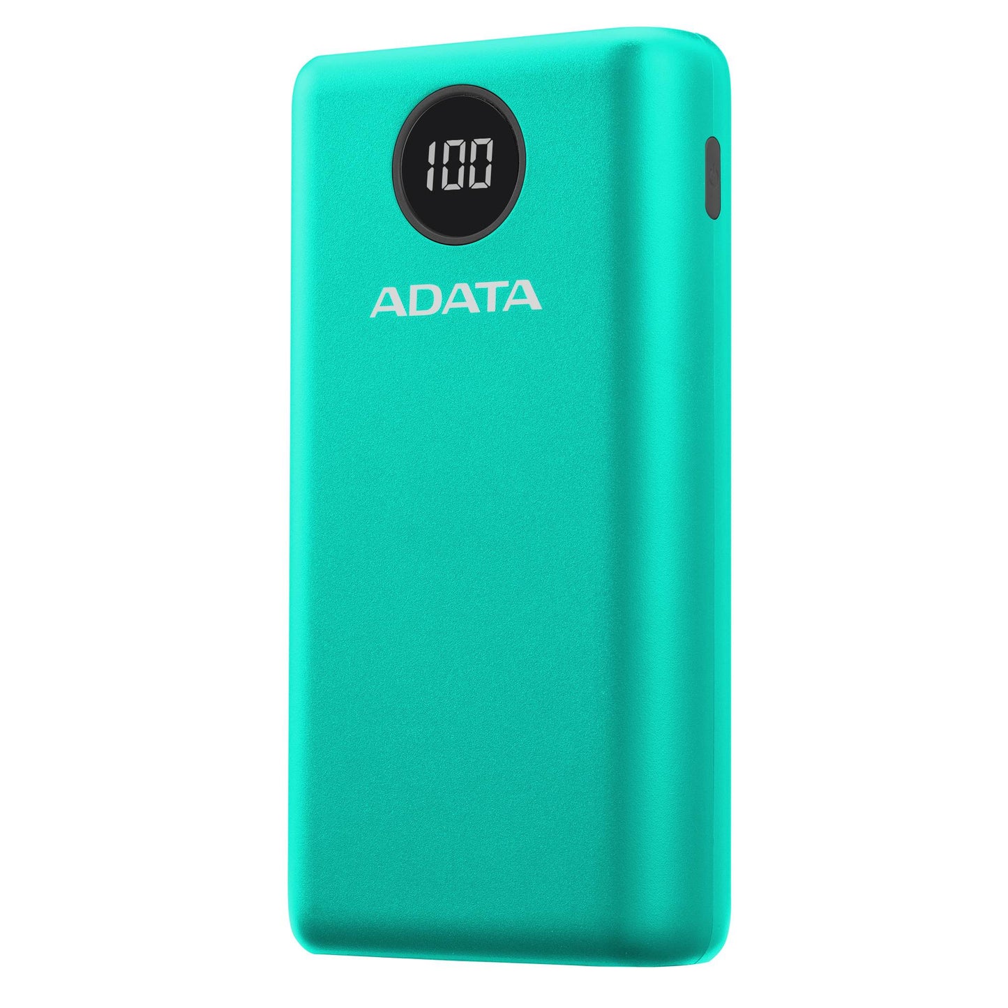 PowerBank ADATA P20000QCD, 20,000 mAh. Compatible con Qualcomm QC 3.0 y USB Power Delivery 3.0. indicador digital de carga y 2 puertos USB-A y 1 USB-C