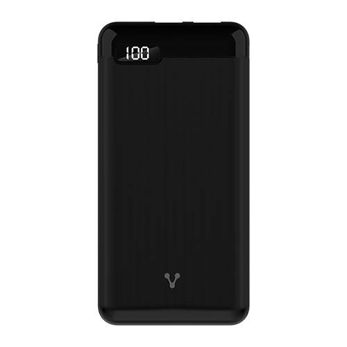 POWER BANK VORAGO PB-560 20,000 mAh NEGRO USB Y TIPO C LCD